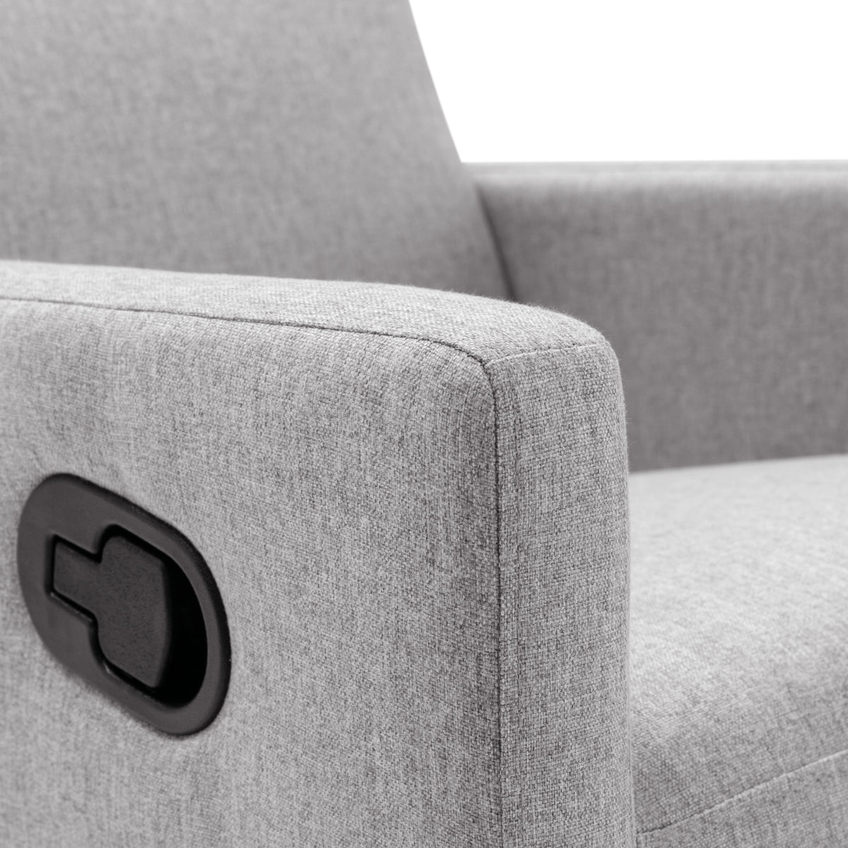Upholstered Rocker Chair Gray