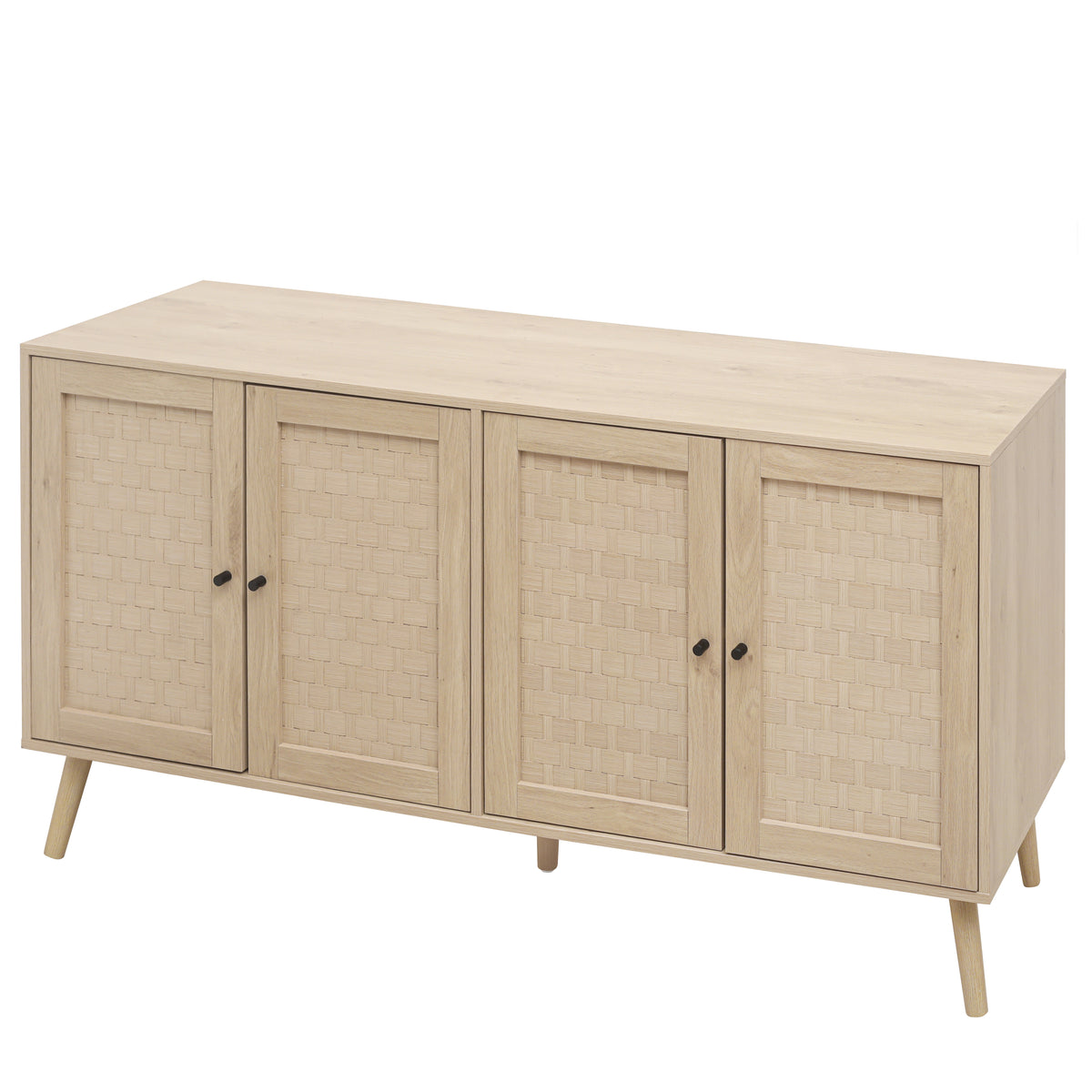4-Door Accent Sideboard with Adjustable Shelves