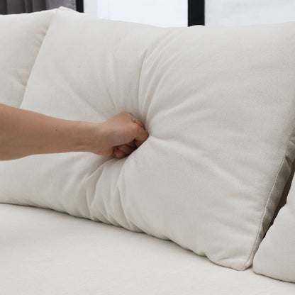 Modular Sectional Sofa – White Linen