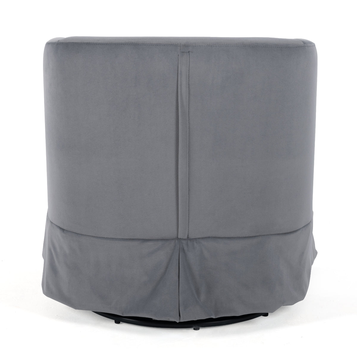 Wide Swivel Lounge Chair – Gray