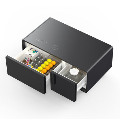 Smart Coffee Table with Bluetooth & USB Charging