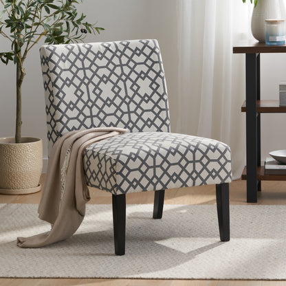 Modern Accent Chair – Cream Fabric