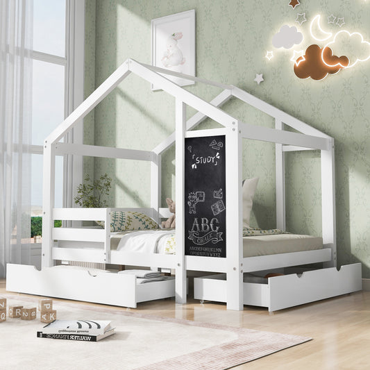 Full House Bed White