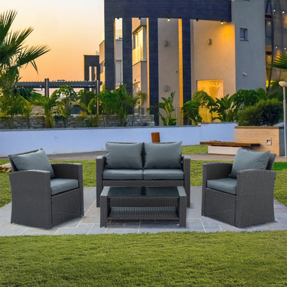 Outdoor Patio Furniture Set Gray