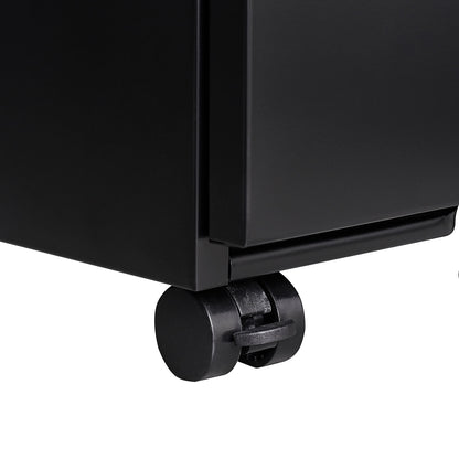 3-Drawer Metal Filing Cabinet with Lock