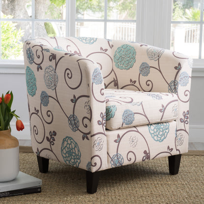 Plaza Velvet Club Chair – White