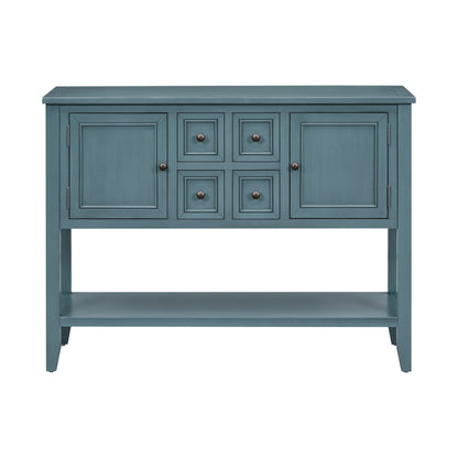 Cambridge Retro Console Desk – 4 Drawers