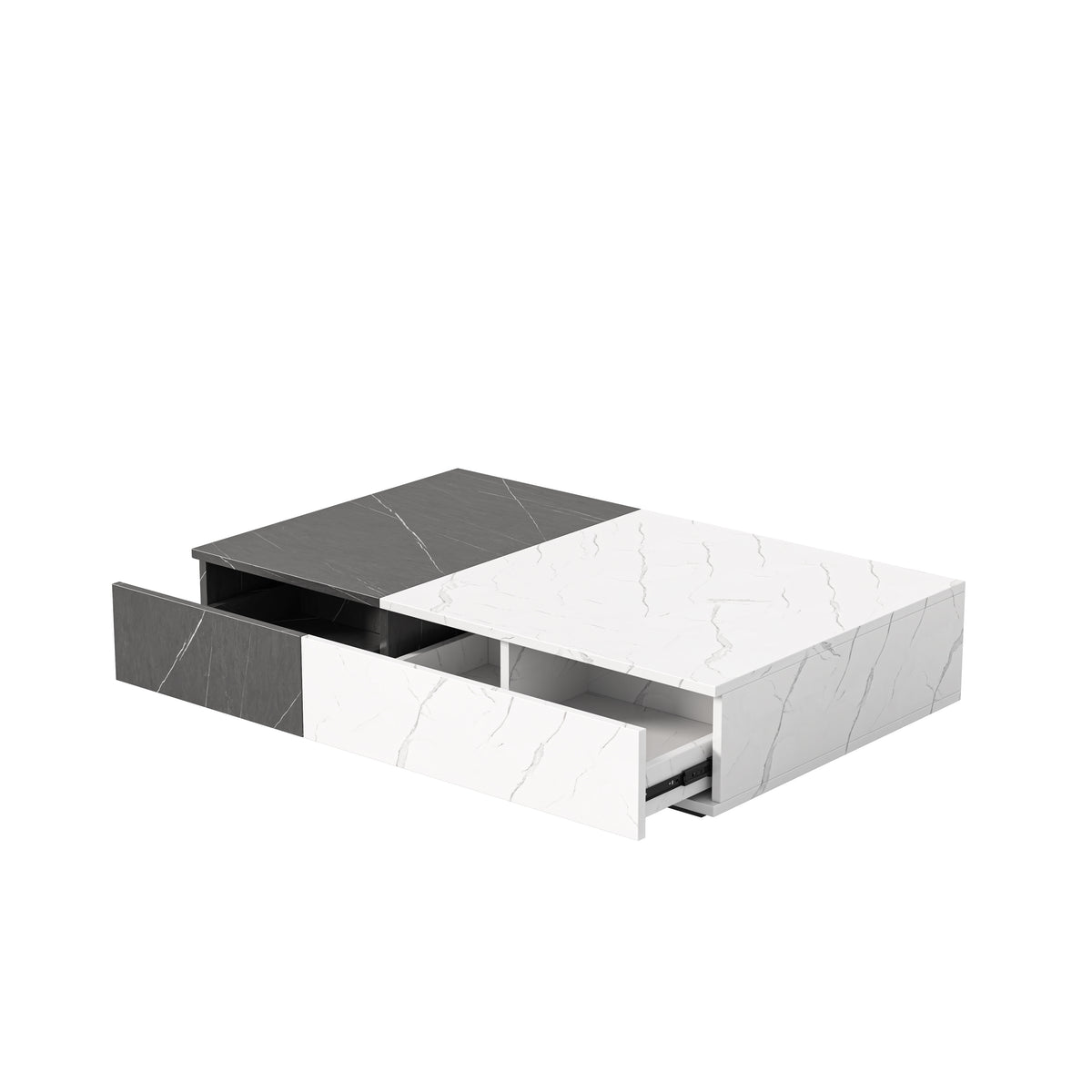 Black & White LED Coffee Table