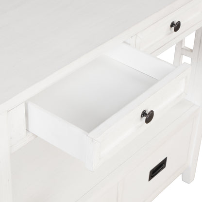 Farmhouse Console Table Antique White