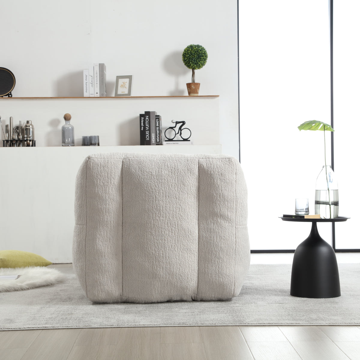 Fluffy Memory Foam Bean Bag Sofa – Indoor Lounge