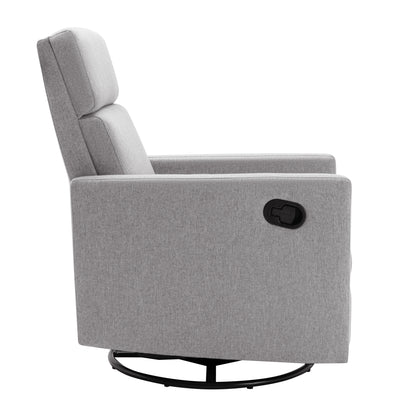 Upholstered Rocker Chair Gray