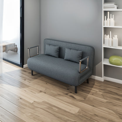 Convertible Sofa Chair Gray