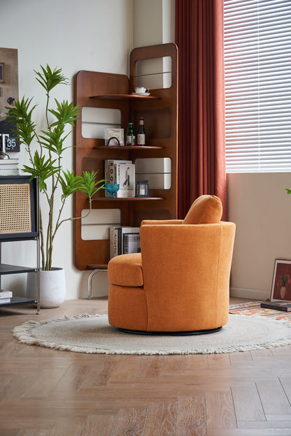 360° Swivel Club Chair Yellow