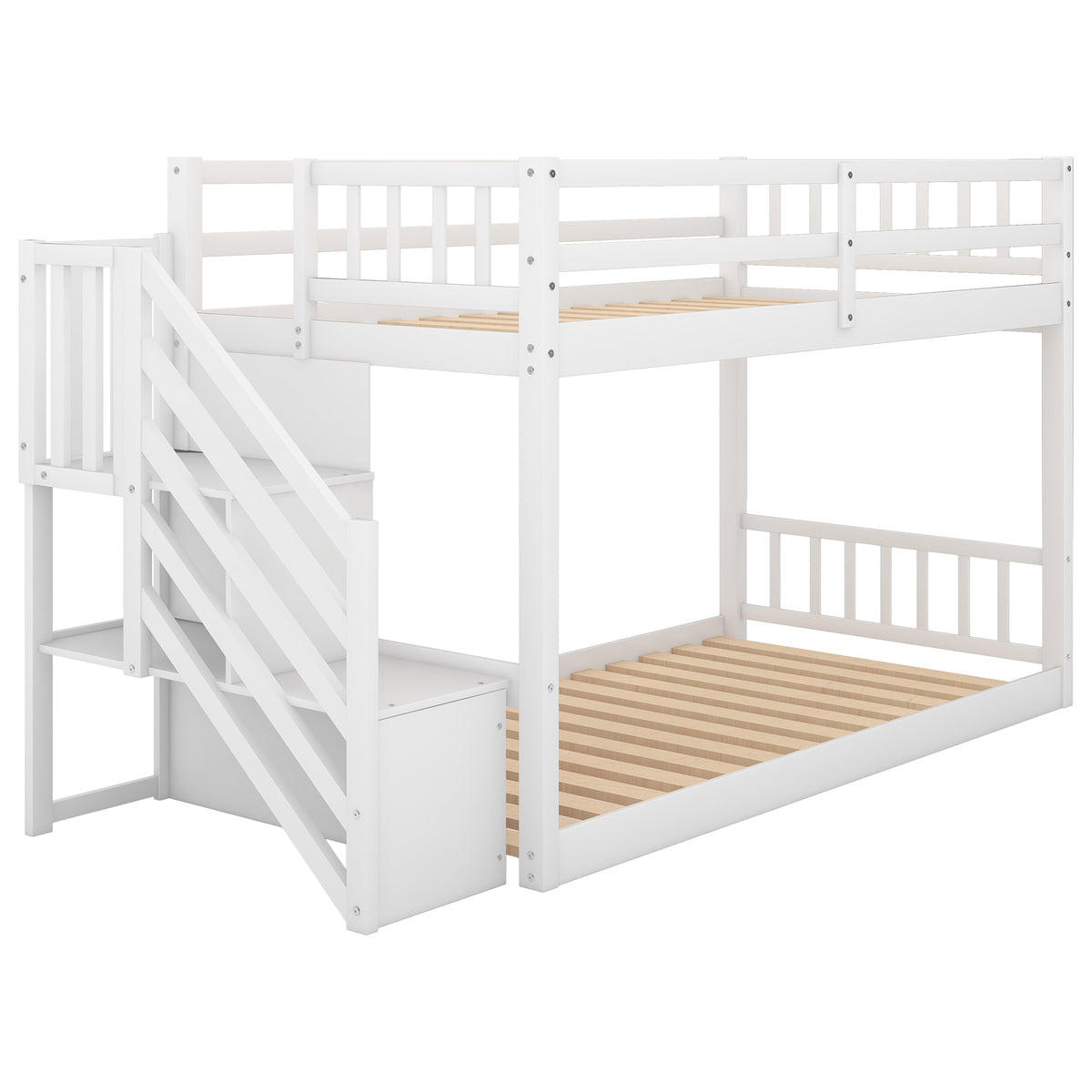 Twin Bunk Bed White