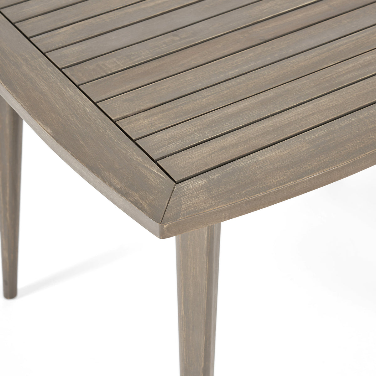 Acacia Dining Table for Outdoor Spaces Gray