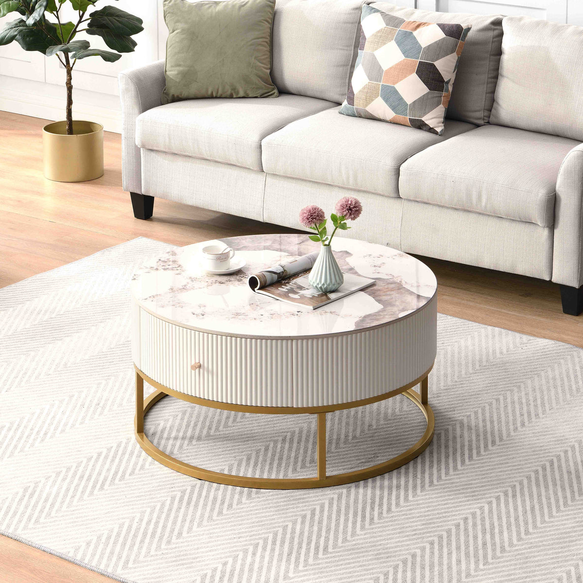 Marble Coffee Table Modern