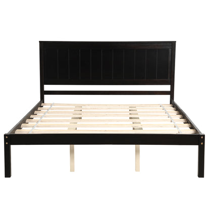 Platform Bed Frame Espresso Finish