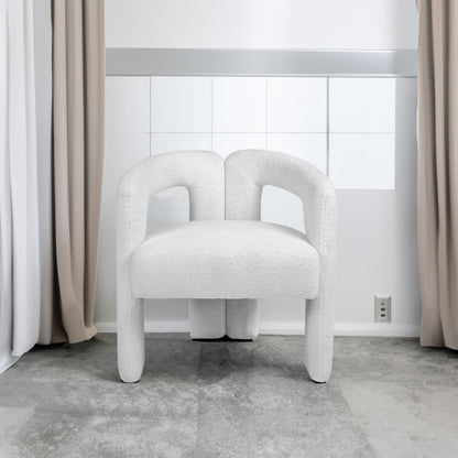 Teddy Fabric Dining Chair – Beige