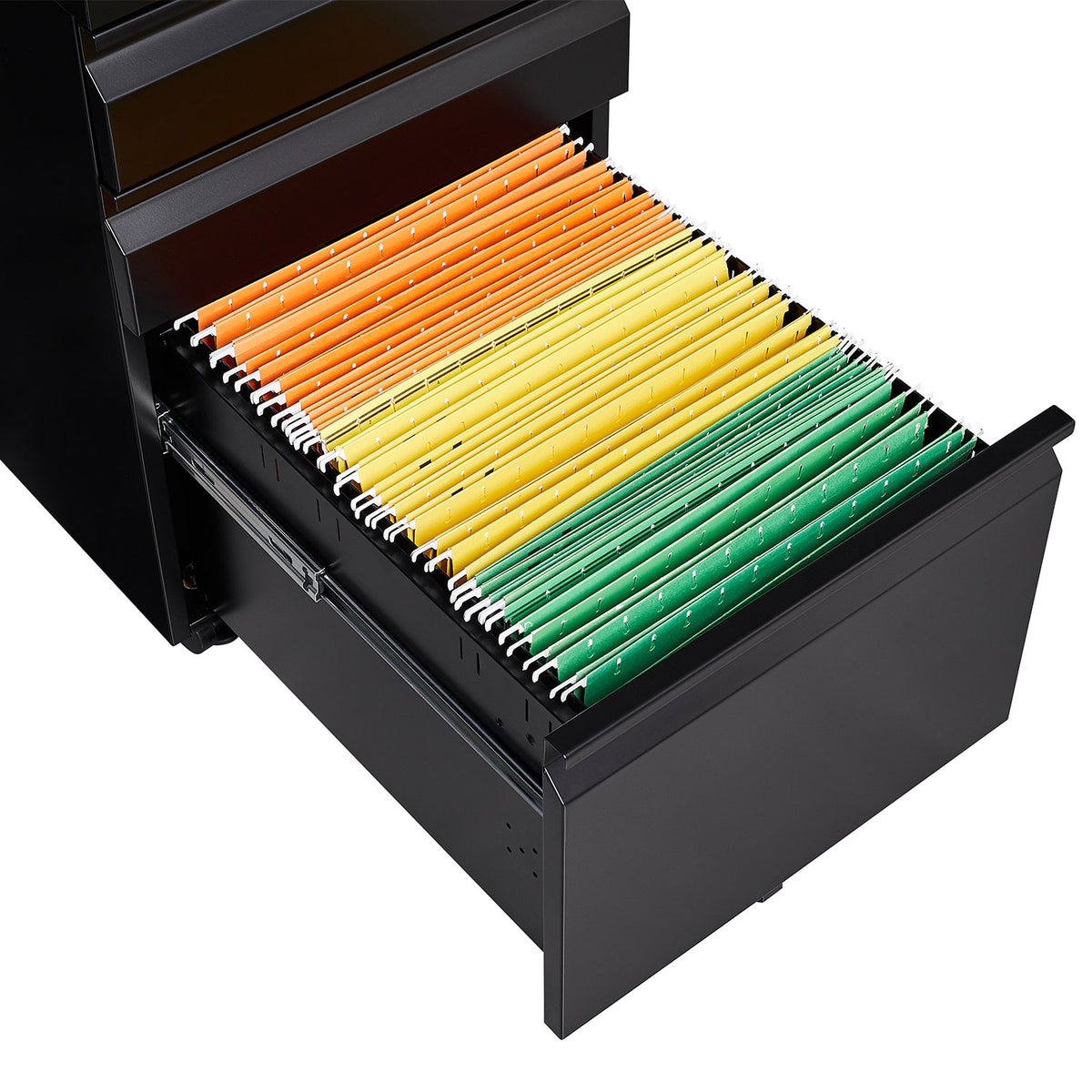 3-Drawer Metal Filing Cabinet with Lock