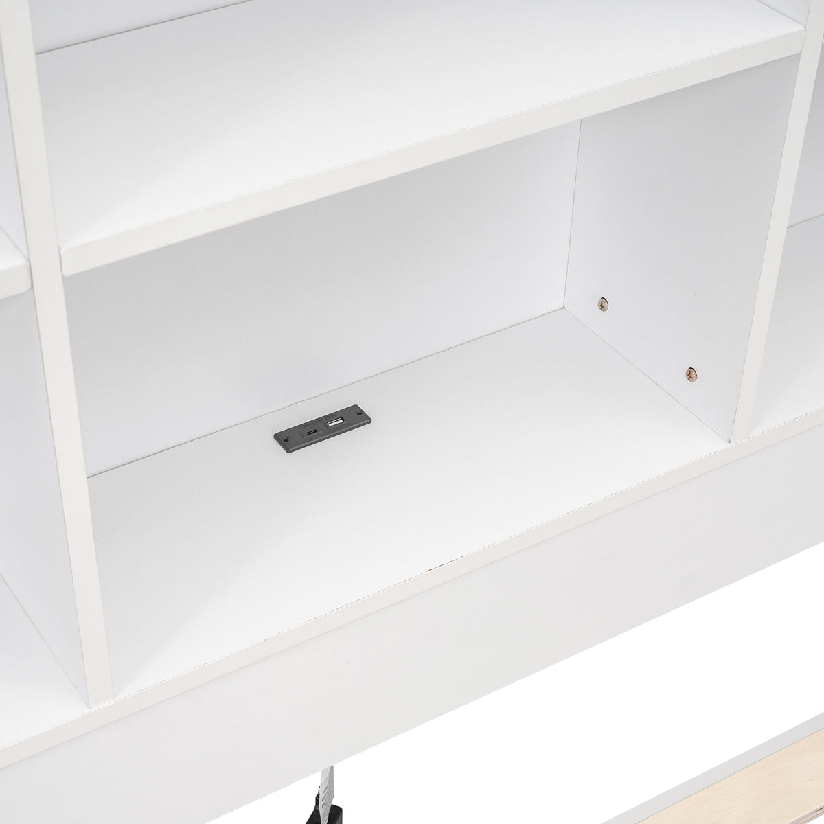 Full Storage Bed White