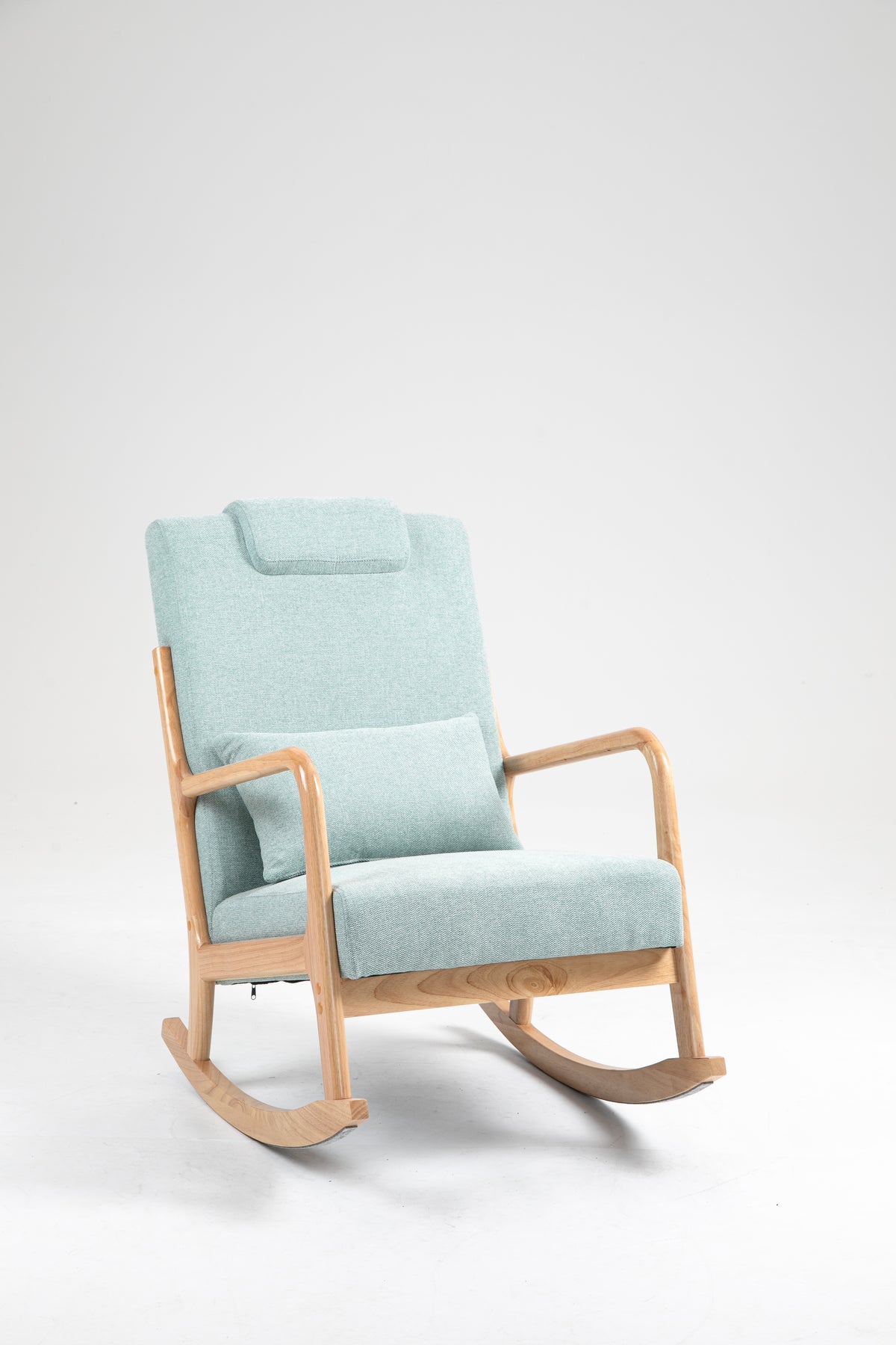 Upholstered Rocking Chair Brown