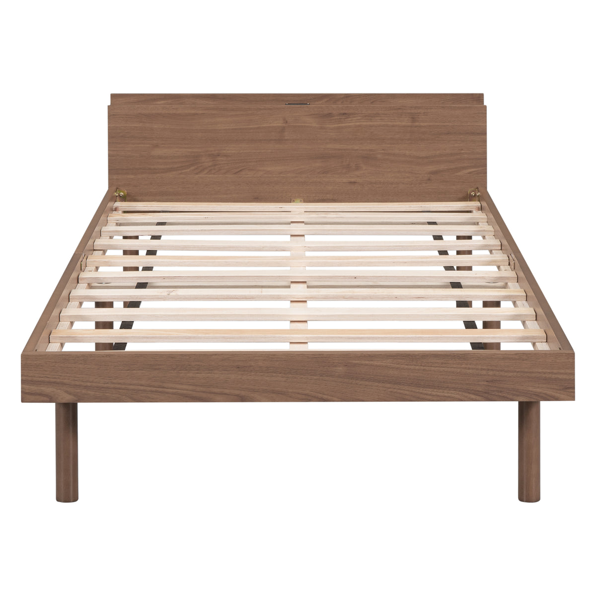 Modern Twin Platform Bed with USB Ports