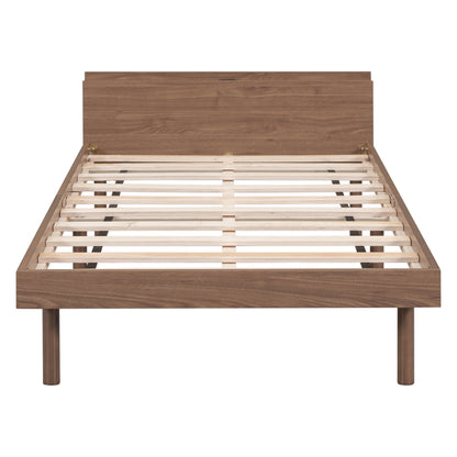 Modern Twin Platform Bed with USB Ports