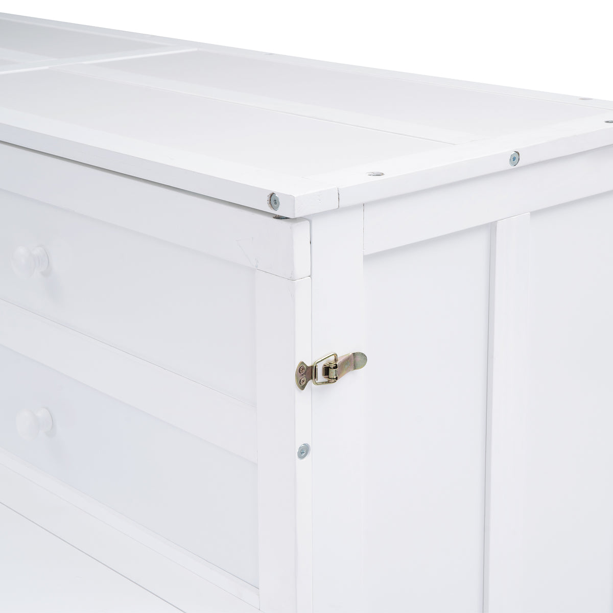Queen Size Murphy Bed with USB Ports and Storage Shelf