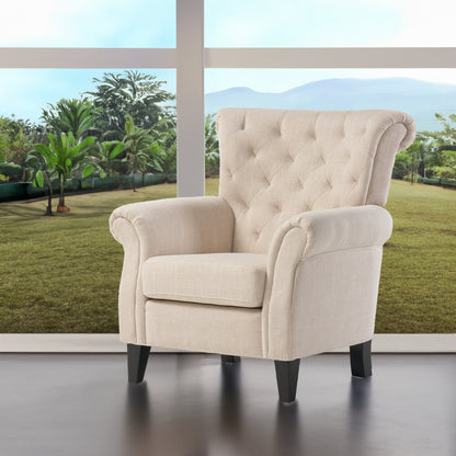 Springfield Tufted Accent Chair Gray