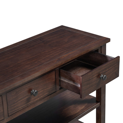 Retro Console Table Pine