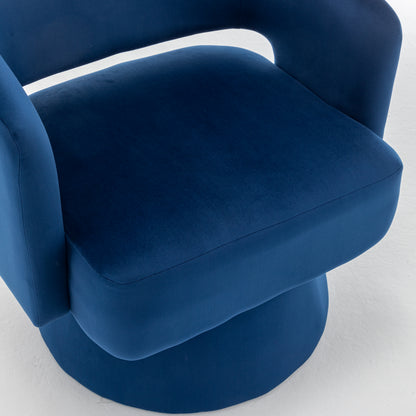 Velvet Swivel Club Chair