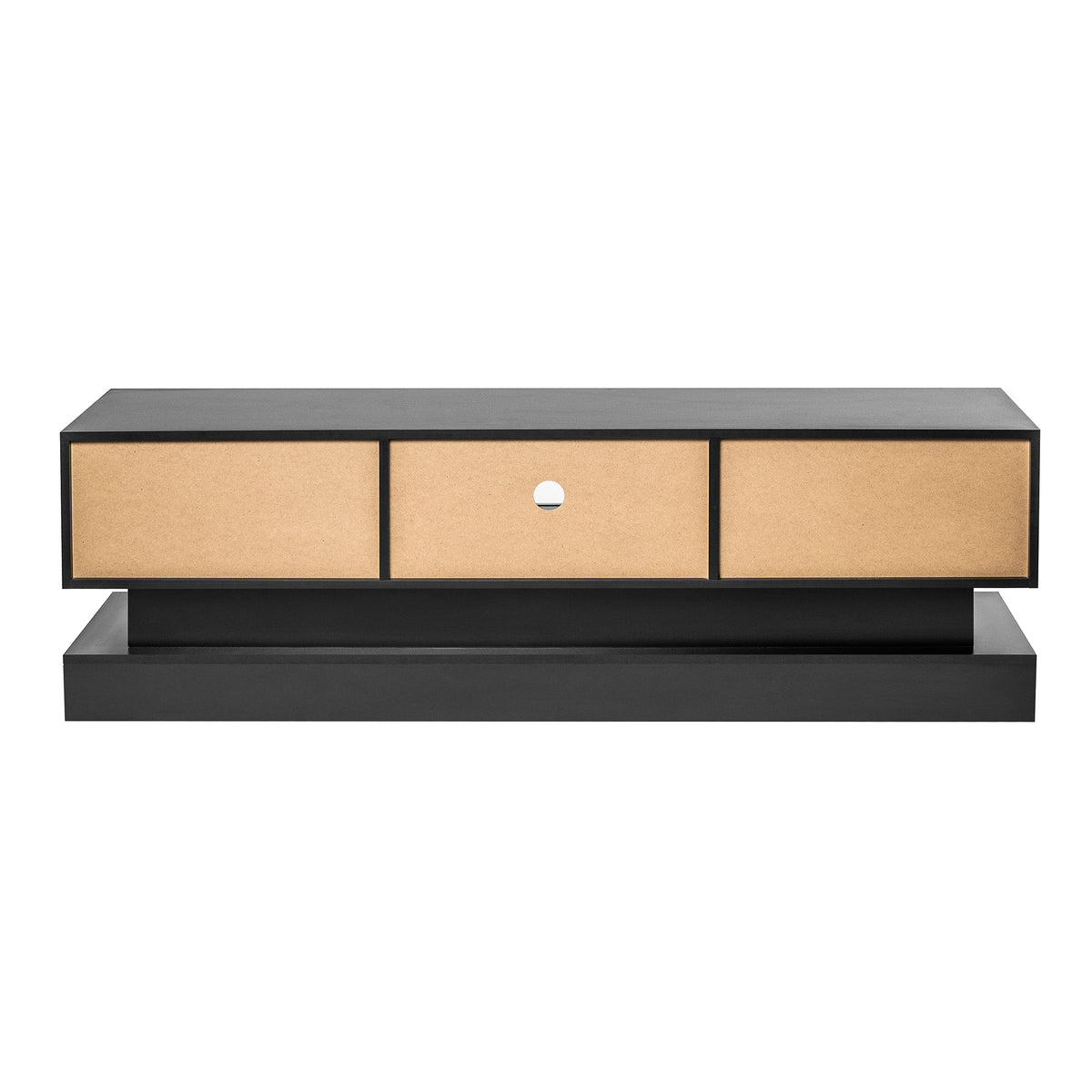Black LED TV Stand High Gloss
