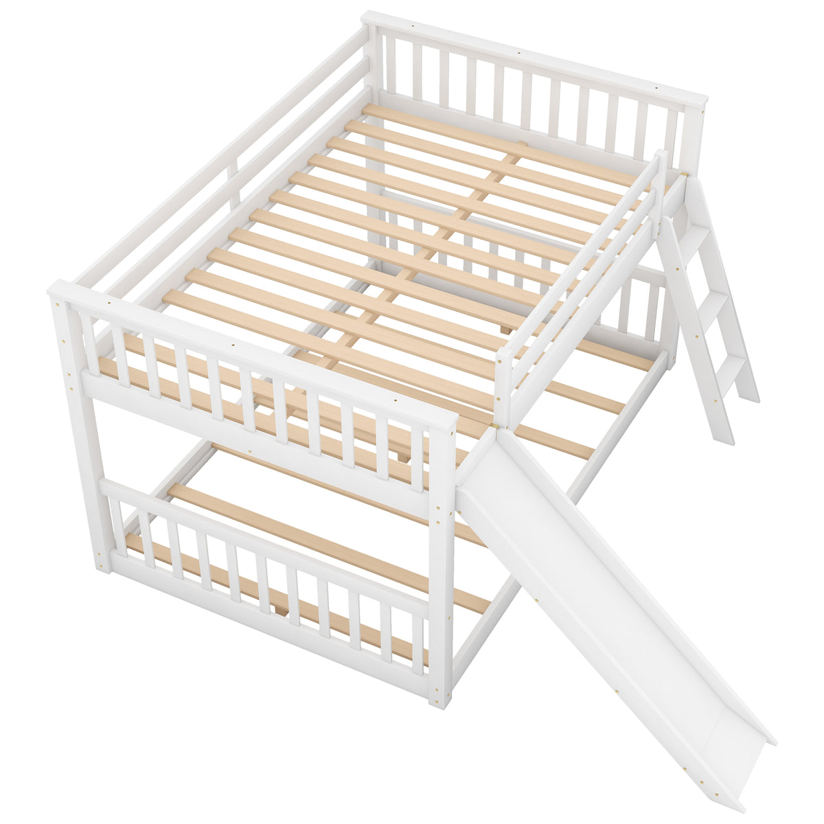 Full Bunk Bed White
