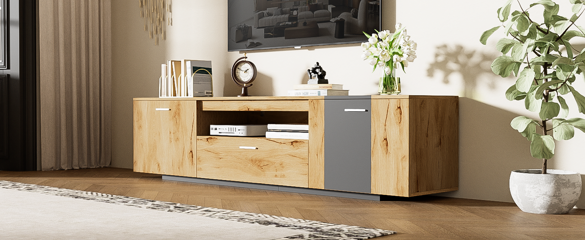 70" Modern TV Stand with Drawers