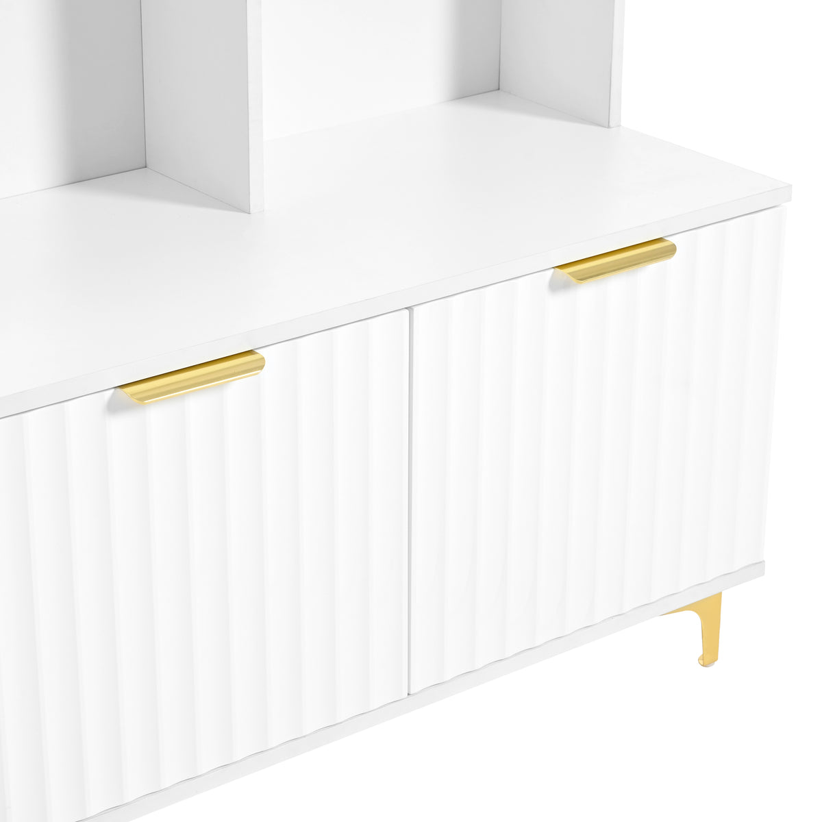 Luxury Storage Hall Bench with Gold Hooks Gray