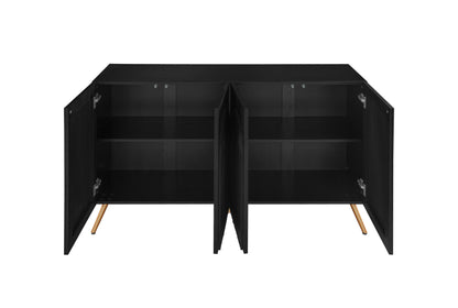 Arched 4-Door Buffet Cabinet