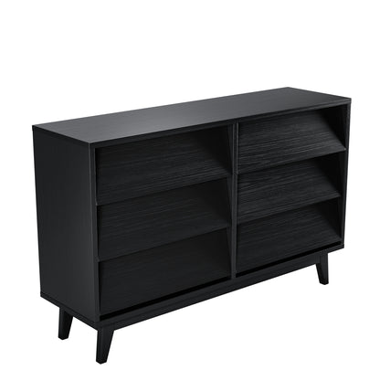 6-Drawer Double Dresser with Bevel Design
