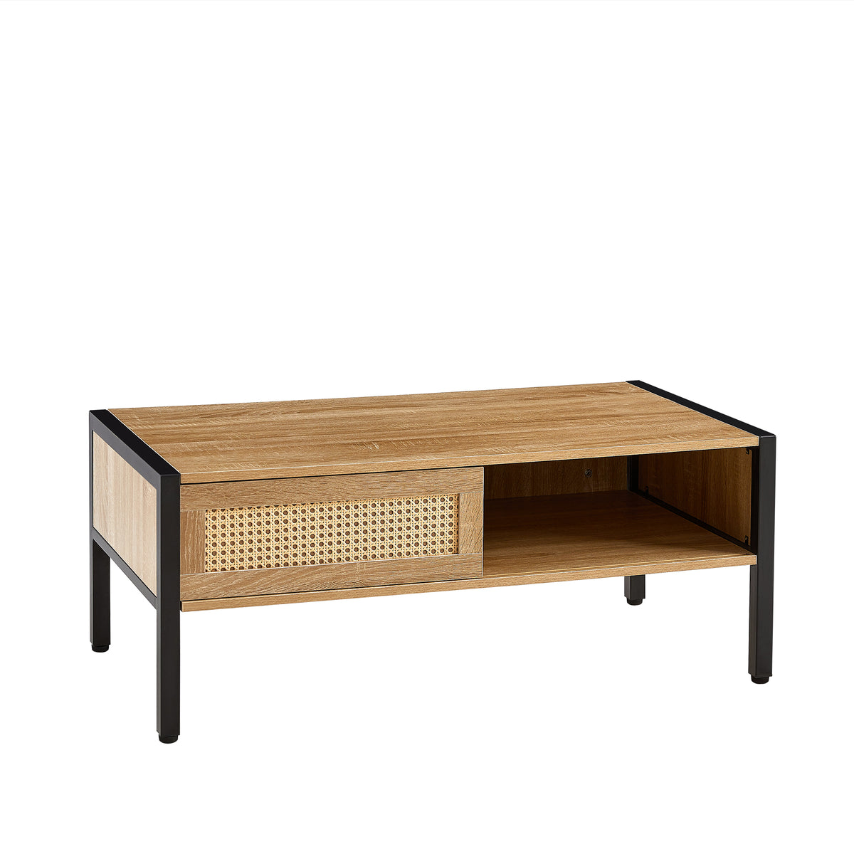Rattan Coffee Table – Modern Natural Weave