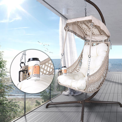 Rattan Egg Chair with Stand