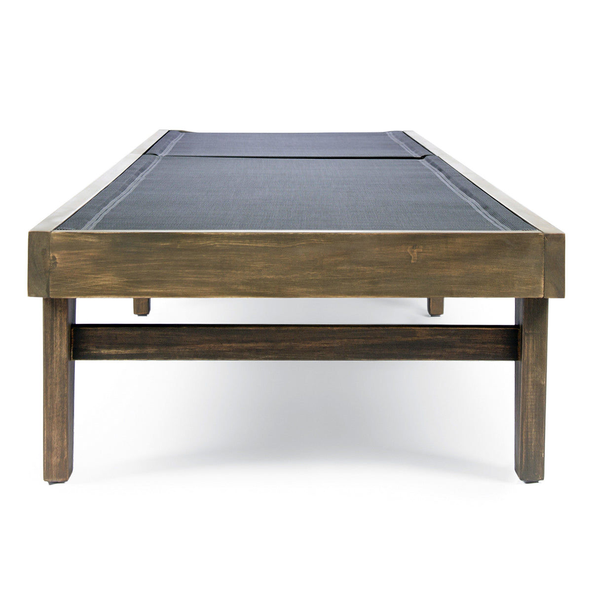 Summerland Outdoor Mesh Chaise Lounge – Dark Grey