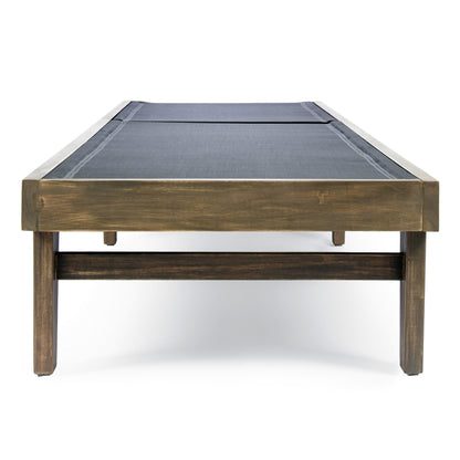 Summerland Outdoor Mesh Chaise Lounge – Dark Grey
