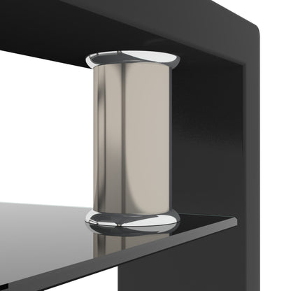 Rectangular Glass Coffee Table – Black