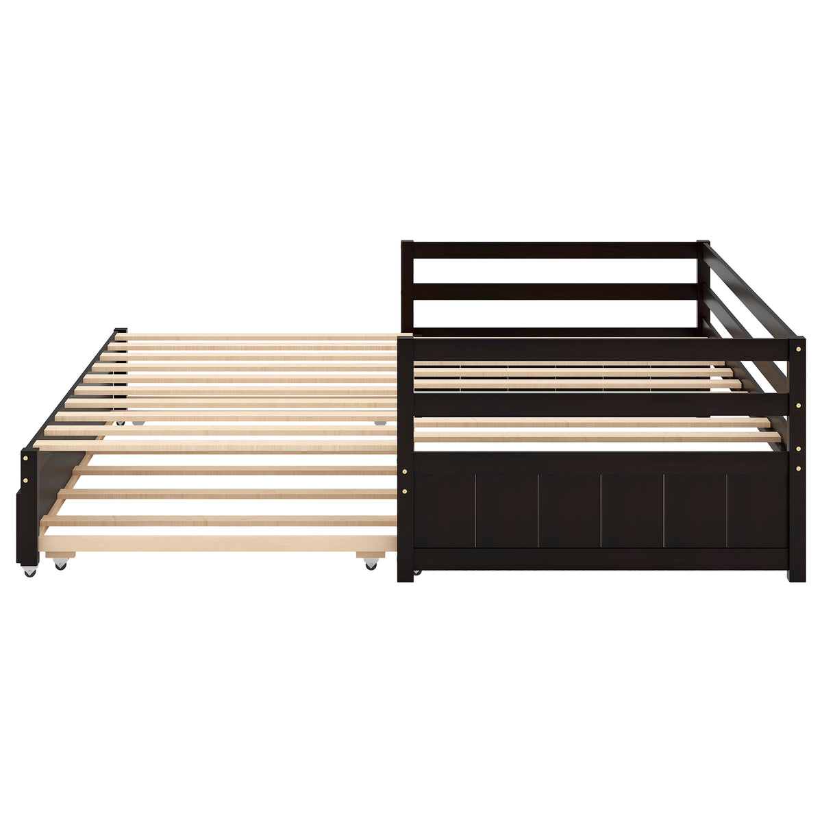 Twin Daybed with Trundle Espresso