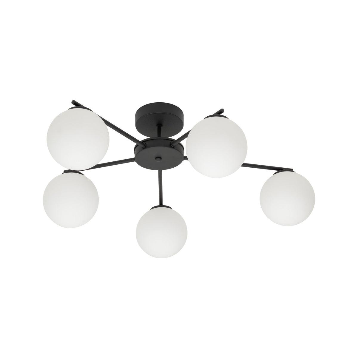 ELTON Black Scandinavian Ceiling Lamp 5