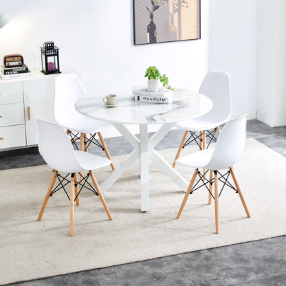 White Dining Table Round
