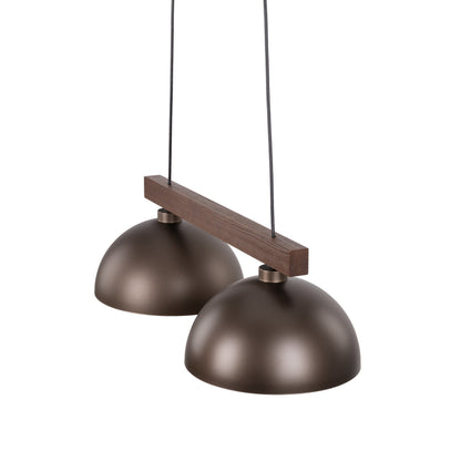 OSLO Brown Scandinavian Pendant Light 2