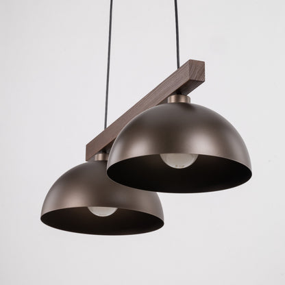 OSLO Brown Scandinavian Pendant Light 2