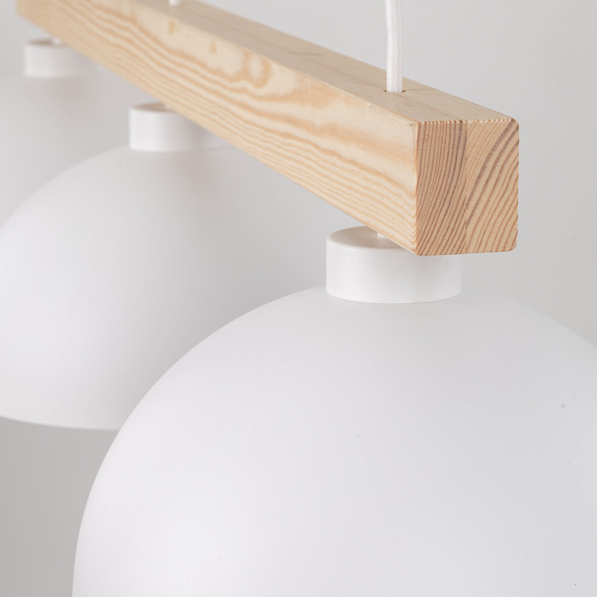 OSLO White Scandinavian Pendant Light 3