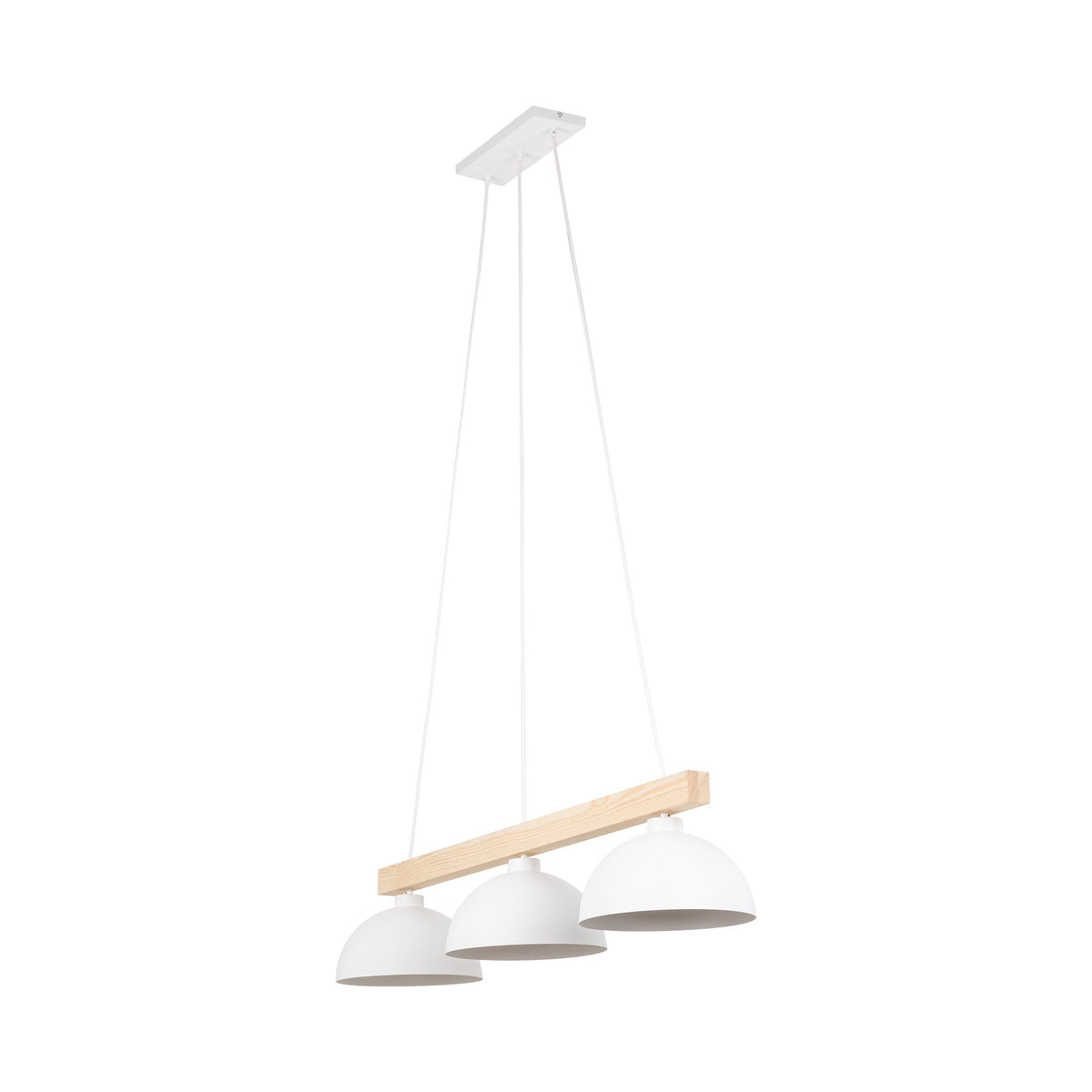 OSLO White Scandinavian Pendant Light 3