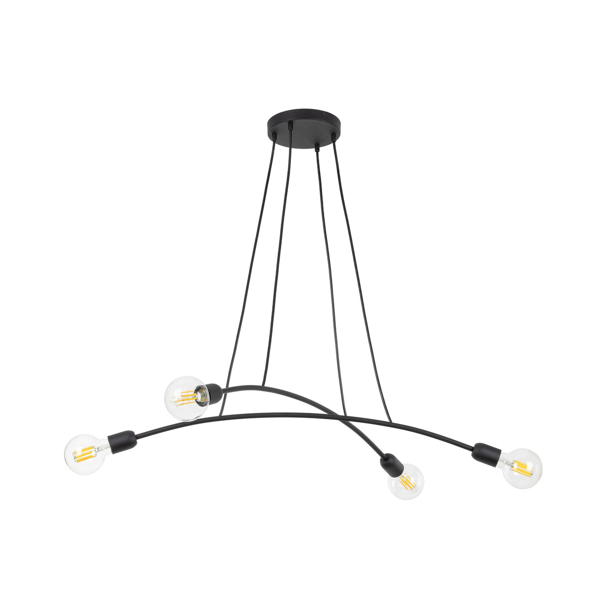 HELIX Black Minimalist Pendant Light 4